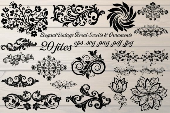 Elegant Vintage Floral Scrolls Review