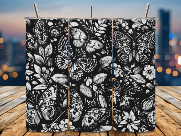 Floral Butterfly Pattern Tumbler: A Designer's Review