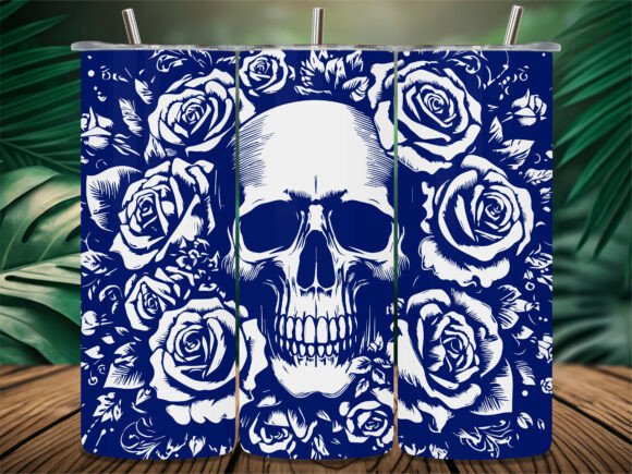 Floral Skull Roses Tattoo Tumbler Review