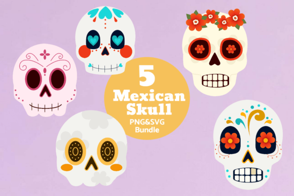 Floral Sugar Skull Clipart: A Designer's Review