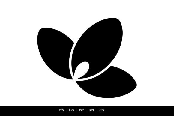 Minimal Overlapping Petals SVG Icon Review