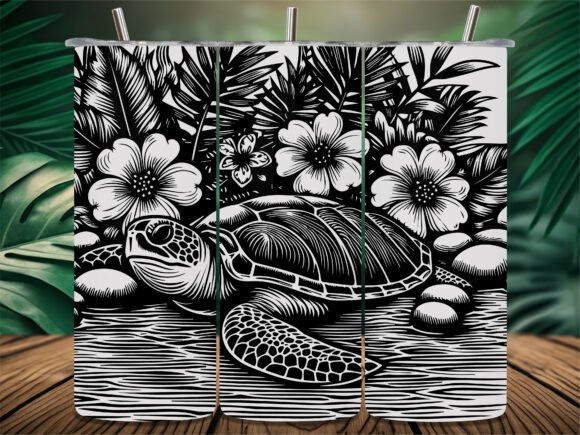 Sea Turtle Hibiscus Floral Tumbler: A Designer's Review