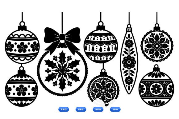 Vintage Christmas Ornaments SVG Review