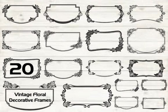 Vintage Floral Decorative Frames Review